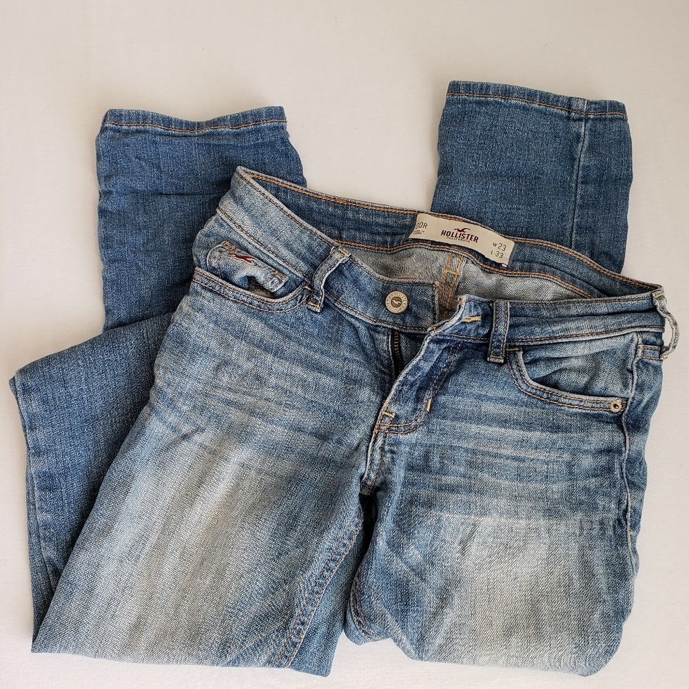 Hollister Skinny Blue Low-Rise Jeans - Size 00R